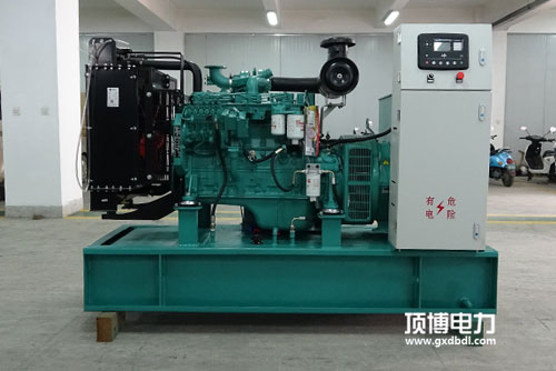 一臺(tái)750kW柴油發(fā)電機(jī)組工作小于100h，起動(dòng)排氣管有大量白煙